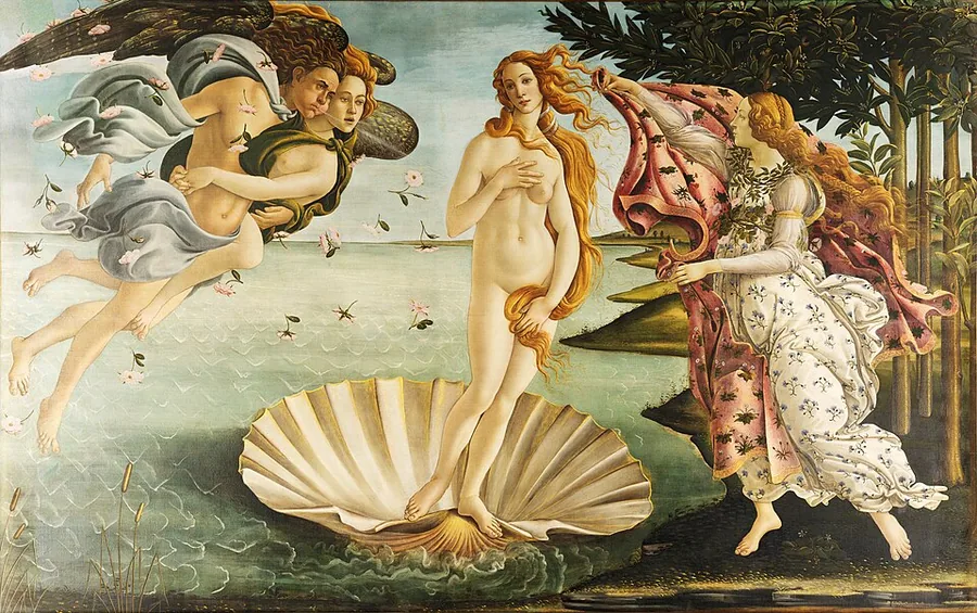 Sandro Botticelli: Die Geburt der Venus, Gemälde der Renaissance