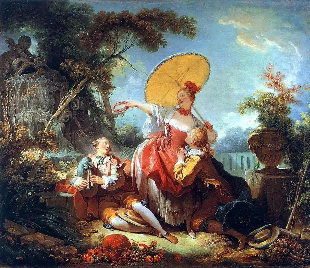 The Musical Contest - Jean-Honoré Fragonard